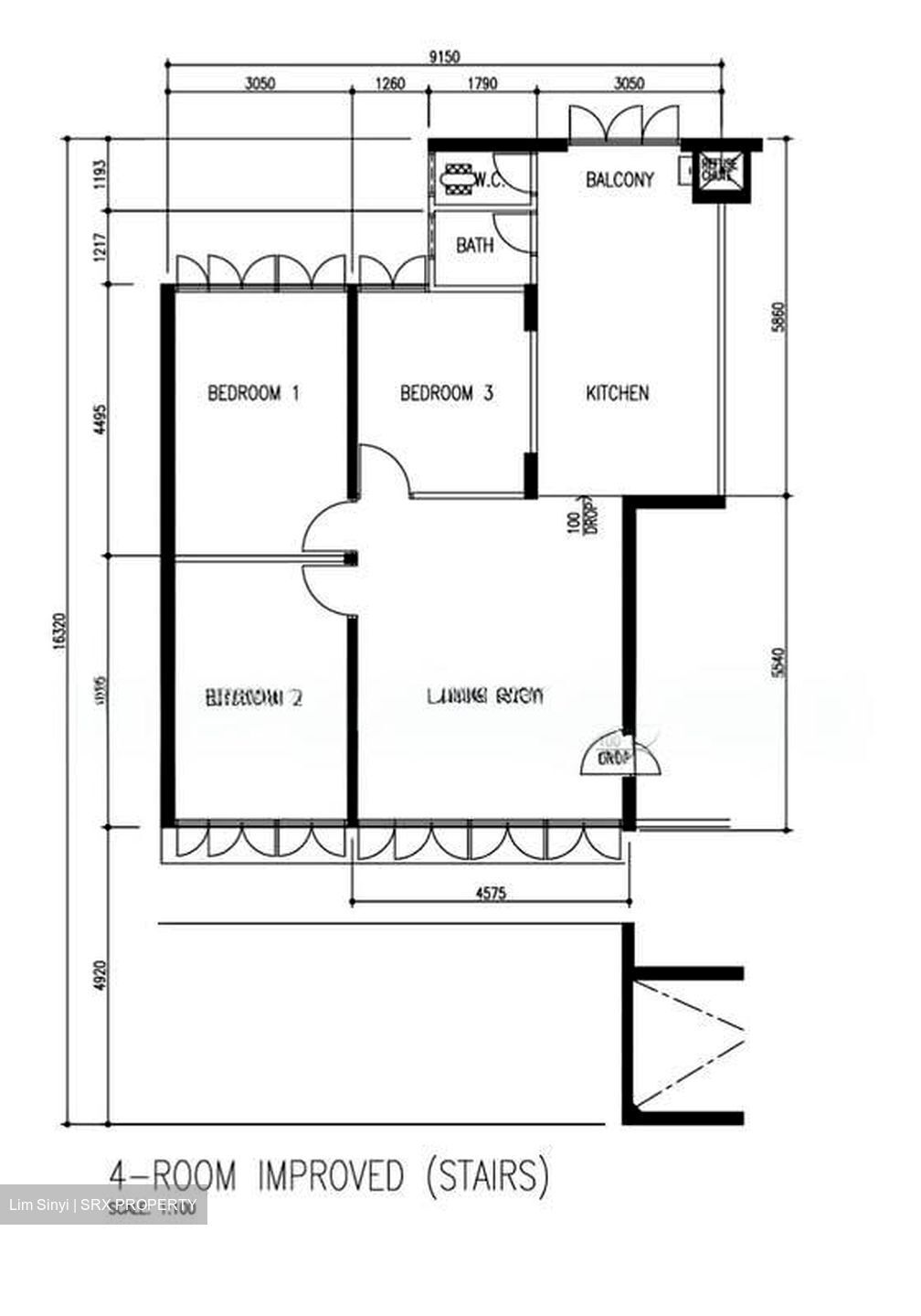 Blk 36 Bedok South Parkview (Bedok), HDB 4 Rooms #602313011